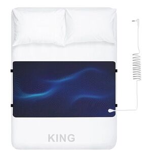 ConBlom Grounding Mat for Bed, King Size Earthing Mattress Cover 76*27